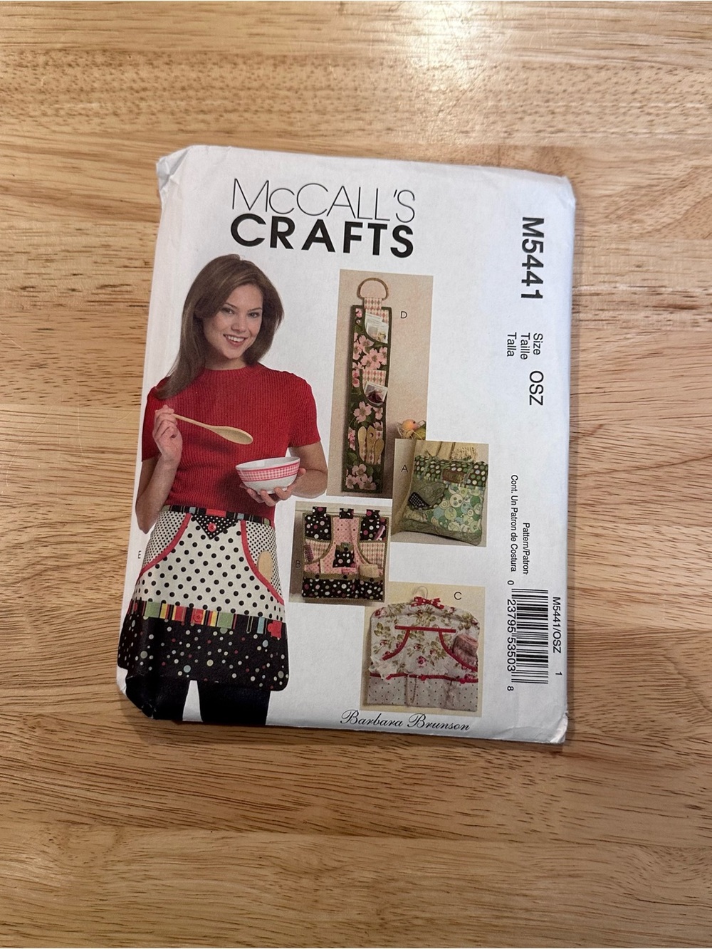 McCall's Crafts Uncut Apron Organizer Sewing Pattern M5441